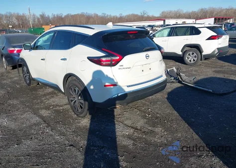 2019 Nissan Murano Sv z USA, uszkodzony, nr VIN 5N1AZ2MS8KN143989